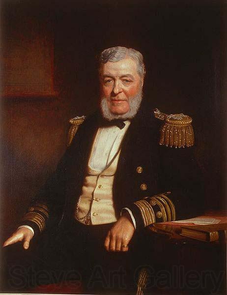 Stephen Pearce Admiral John Lort Stokes Norge oil painting art
